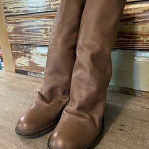 Brown Leather Women's Boots